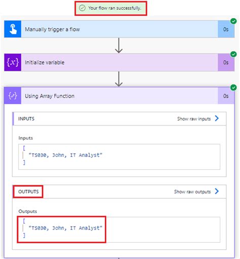 power automate string to array.
